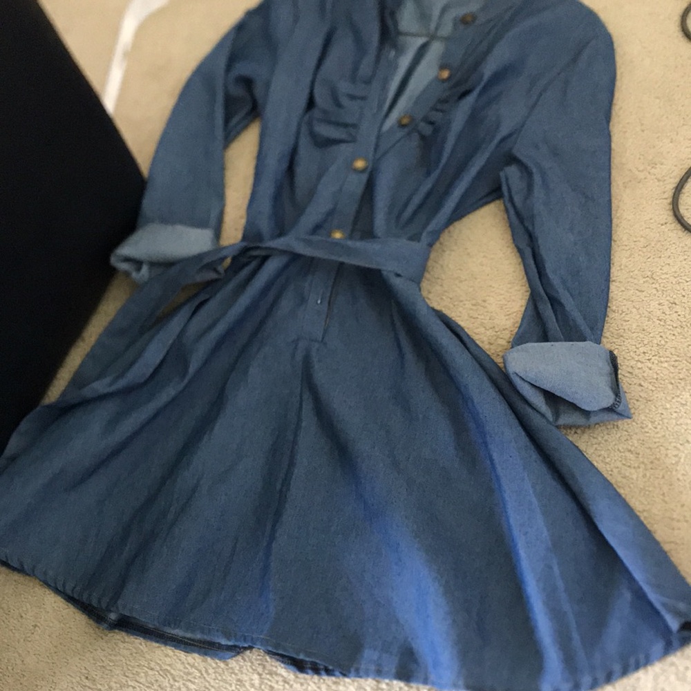 Soft denim dress medium